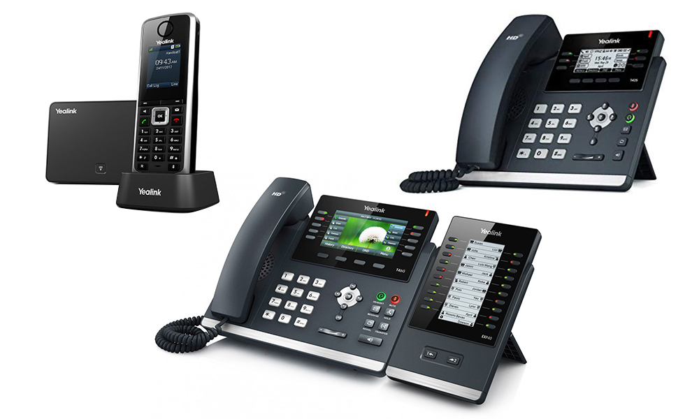 Yealink IP phone and handset lineup